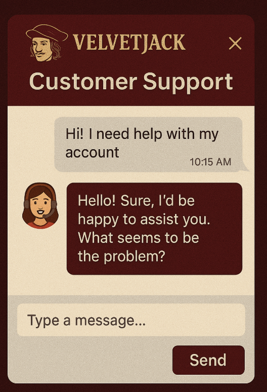 velvetjack-support - Jackpot Verdict VelvetJack Customer Support